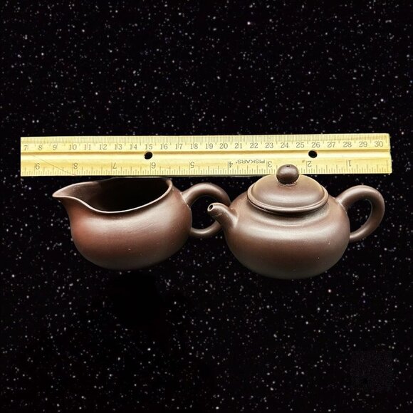 Vintage Masterwork Chinaware Tea Set Pottery Hand Made Certified Marked - Picture 9 of 12